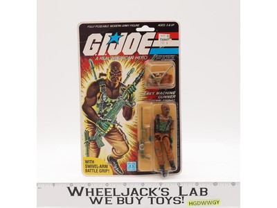 Roadblock v1 32-Back GI Joe 1983 Hasbro Vintage Action Figure NEW MOSC SEALED