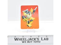 Sunstreaker Card 10 Variant Color Transformers Action Trading Cards 1985 G1