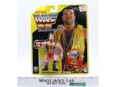 Razor Ramon Yellow Card WWF Wrestling 1993 Hasbro Action Figure NEW SEALED