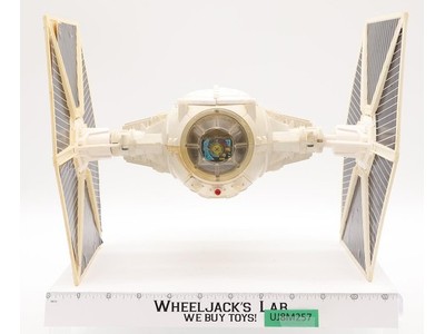 Imperial Tie Fighter WHITE 100% Complete Star Wars 1978 Vintage Kenner Vehicle