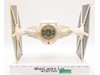Imperial Tie Fighter WHITE 100% Complete Star Wars 1978 Vintage Kenner Vehicle