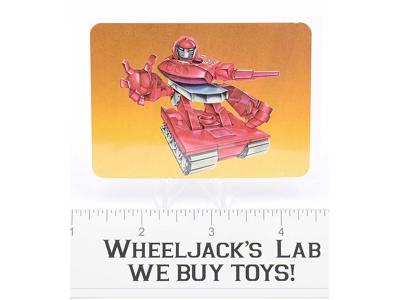 Warpath Card 31 Variant Color Transformers Action Trading Cards 1985 G1