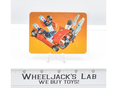 Sideswipe Card 11 Variant Color Transformers Action Trading Cards 1985 G1