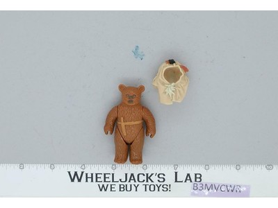 Paploo Ewok Star Wars ROTJ 1985 Vintage Kenner Action Figure NO REPRO