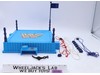 Official Wrestling Ring Complete BLUE WWE WWF 1990 Hasbro Action Figure Playset
