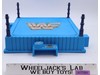 Official Wrestling Ring Complete BLUE WWE WWF 1990 Hasbro Action Figure Playset
