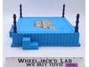 Official Wrestling Ring Complete BLUE WWE WWF 1990 Hasbro Action Figure Playset