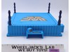 Official Wrestling Ring Complete BLUE WWE WWF 1990 Hasbro Action Figure Playset