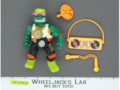Rappin' Mike Teenage Mutant Ninja Turtles TMNT 1991 Playmates Vintage Figure