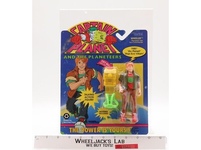 Wheeler Eco Commands Captain Planet 1991 Tiger Toys WORKS Action Figure NEW MOSC