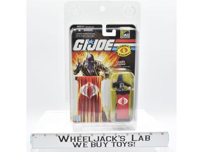 Cobra Leader Commander Black Suit GI Joe 2008 SDCC NEW MOSC Hasbro