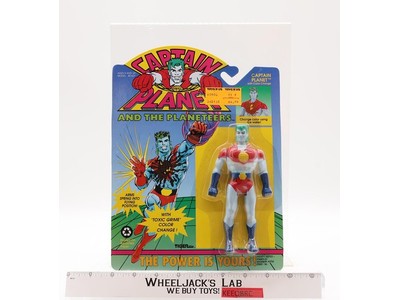 Captain Planet With Color Change 1991 Tiger Toys NEW MOSC SEALED