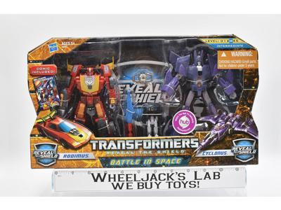 Battle In Space Rodimus &amp; Cyclonus RTS Deluxe Hasbro Action Figure 2010