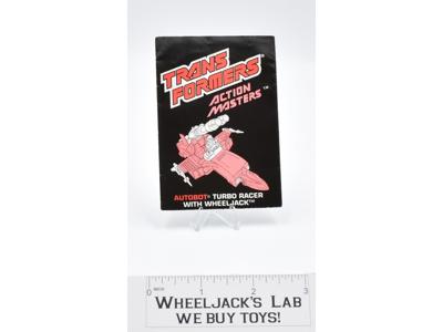 Wheeljack Action Master Figure Instruction Manual 1990 Hasbro G1 Transformers