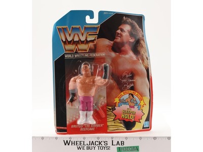 Brutus the Barber Beefcake Sleeper Hold WWF Wrestling 1990 Hasbro NEW SEALED