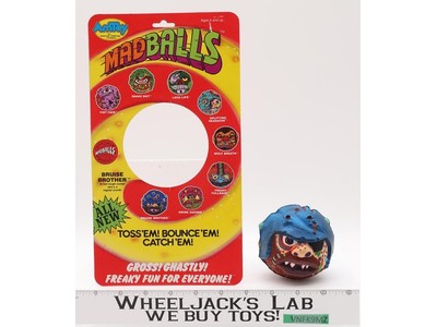 Madballs Bruise Brother Original Series 2 1986 AmToy Horror TAIWAN Vint. W/Card