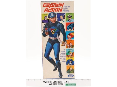 Captain Action Super Hero 100% Complete W/ Box 1967 Ideal 12" Action Figure MINT