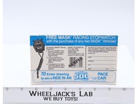 M.A.S.K. Racing Stopwatch Flyer X7 MASK 1980s Kenner Vintage