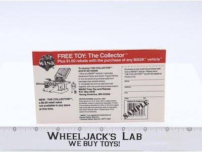 Toy The Collector Flyer X9 M.A.S.K. MASK 1980s Kenner Vintage