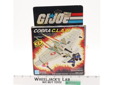 Cobra C.L.A.W. 100% Complete W/ Box GI Joe 1984 Hasbro Action Figure Vehicle