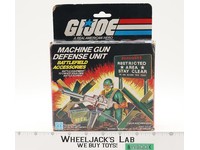 Machine Gun Defense Unit 100% Complete W/Box GI Joe 1984 Hasbro Action Figure