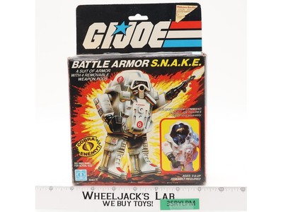 Battle Armor S.N.A.K.E. 100% Complete W/ Box GI Joe 1983 Hasbro Action Figure