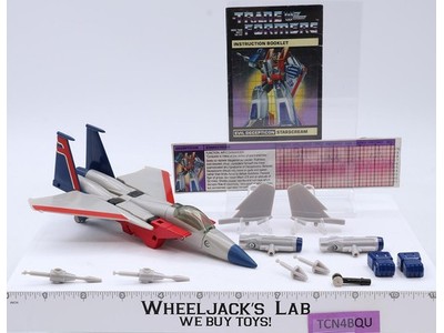 Starscream 100% Complete Vintage 1984 G1 Transformers Hasbro Action Figure