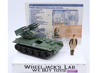 Wolverine W/Cover Girl 100% Complete GI Joe 1983 Hasbro Action Figure Vehicle