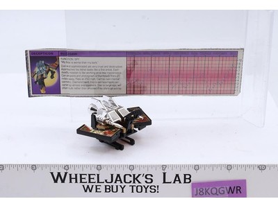 Buzzsaw Cassette 100% Complete 1984 Vintage G1 Transformers Action Figure