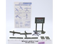 Machine Gun Defense Unit 100% Complete GI Joe 1984 Hasbro Action Figure Playset