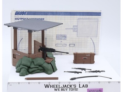 Outpost Defender 100% Complete GI Joe 1986 Hasbro Vintage Action Figure Vehicle