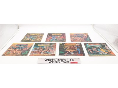 Lot of 7 MOTU Masters of the Universe Paperback Golden Books 1983 and 1985