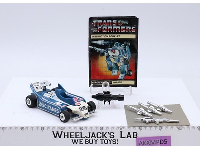 Mirage 100% Complete 1984 Vintage G1 Transformers Hasbro Action Figure