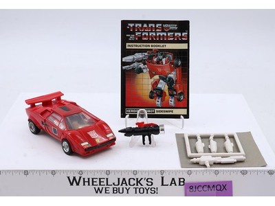 Sideswipe 100% Complete Vintage 1984 G1 Transformers Hasbro Action Figure