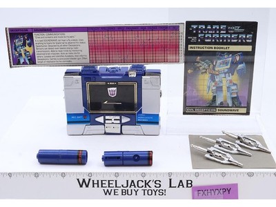 Soundwave 100% Complete DECK OPENS 1984 Vintage G1 Transformers Action Figure