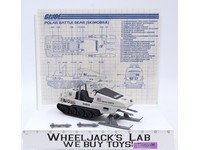 Polar Battle Bear 100% Complete GI Joe Hasbro 1983 Vintage Action Figure Vehicle