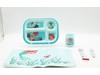 The Little Mermaid 5-Piece Melamine Set Disney Selandia Plate Flatware Cup NEW