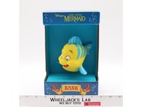 Flounder Vinyl Coin Bank W/ Stopper The Little Mermaid Vintage Disney NEW MISB