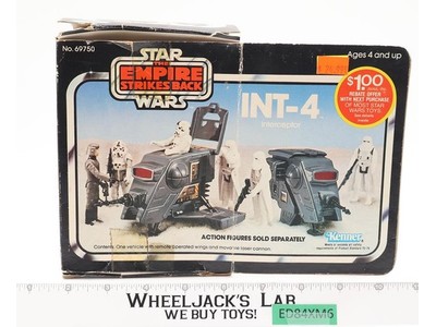 INT-4 Mini Rig Complete W/Box Star Wars ESB 1981 Kenner Action Figure Vehicle