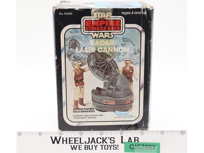Radar Laser Cannon Mini Rig 100% Complete W/Box 1982 Star Wars ESB Kenner