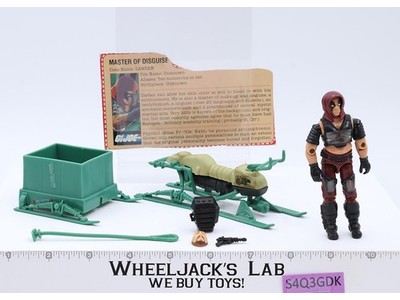 Zartan W/ Chameleon Swamp Skier GI Joe 1984 Hasbro Vintage Action Figure Vehicle