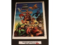 He-Man MOTU Magazine Fold-out Poster 1984 Mattel Poster #2 16.5 x 22