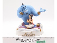 Genie & Aladdin W/ Magic Carpet 6" Porcelain Figurine Disney Limited Edition