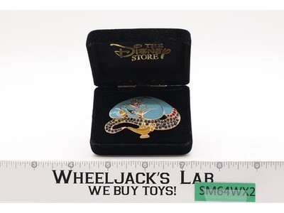 Genie Pin Brooch W/ Box Aladdin Disney Crystal / Swarovski Vintage NEW MINT