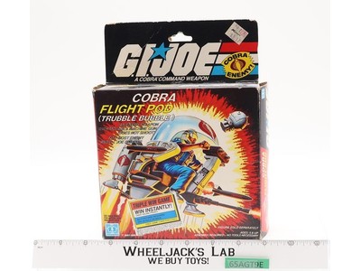 Cobra Flight Pod Vehicle 100% Complete w/ Box GI Joe 1985 Action War Hasbro