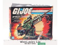 Flak Attack Cannon 100% Complete W/Box GI Joe 1982 Hasbro Vintage Action Figure