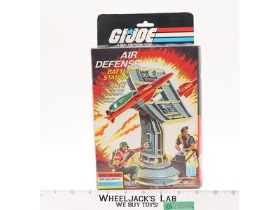 Air Defense Battle Station 100% Complete W/Box GI Joe 1985 Hasbro Action Figure