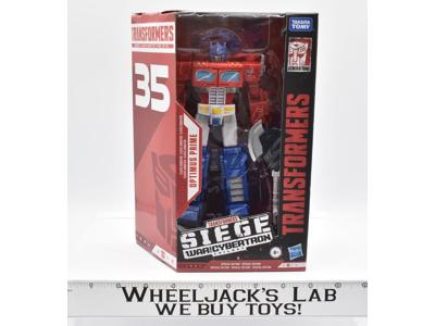 Optimus Prime 35th MISB Siege War for Cybertron WFC Transformers Action Figure