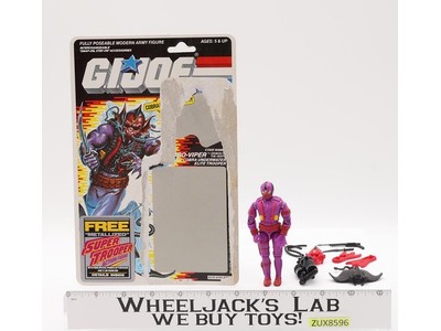 Hydro-Viper V1 Complete 34 Cardback G.I. Joe 1988 Hasbro Vintage Action Figure
