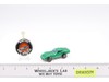 Custom Corvette Green 1968 Redline Hot Wheels Mattel Vtg RL w/ Button HK
